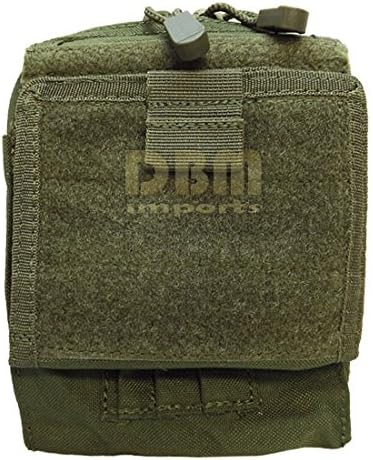 Molle Tactical Atlas Map Pouch ID Admin Chart Case Clear Cover Carrier-OD Green