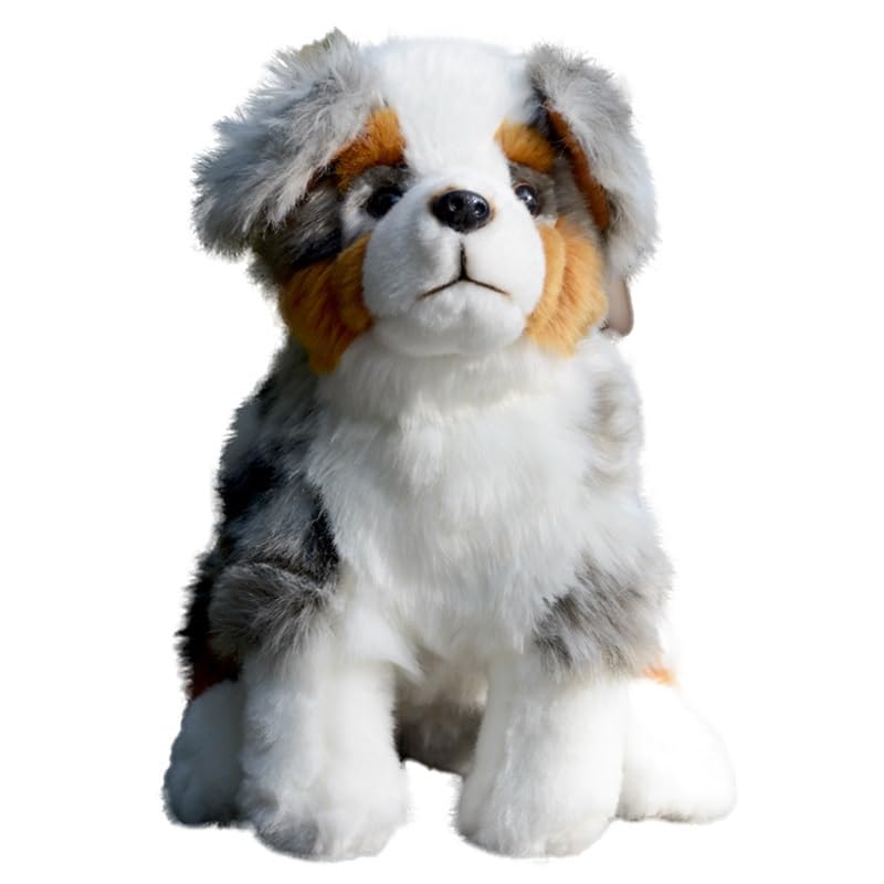 Peluche Berger Australien mignonne pour enfant et passionné de chiens