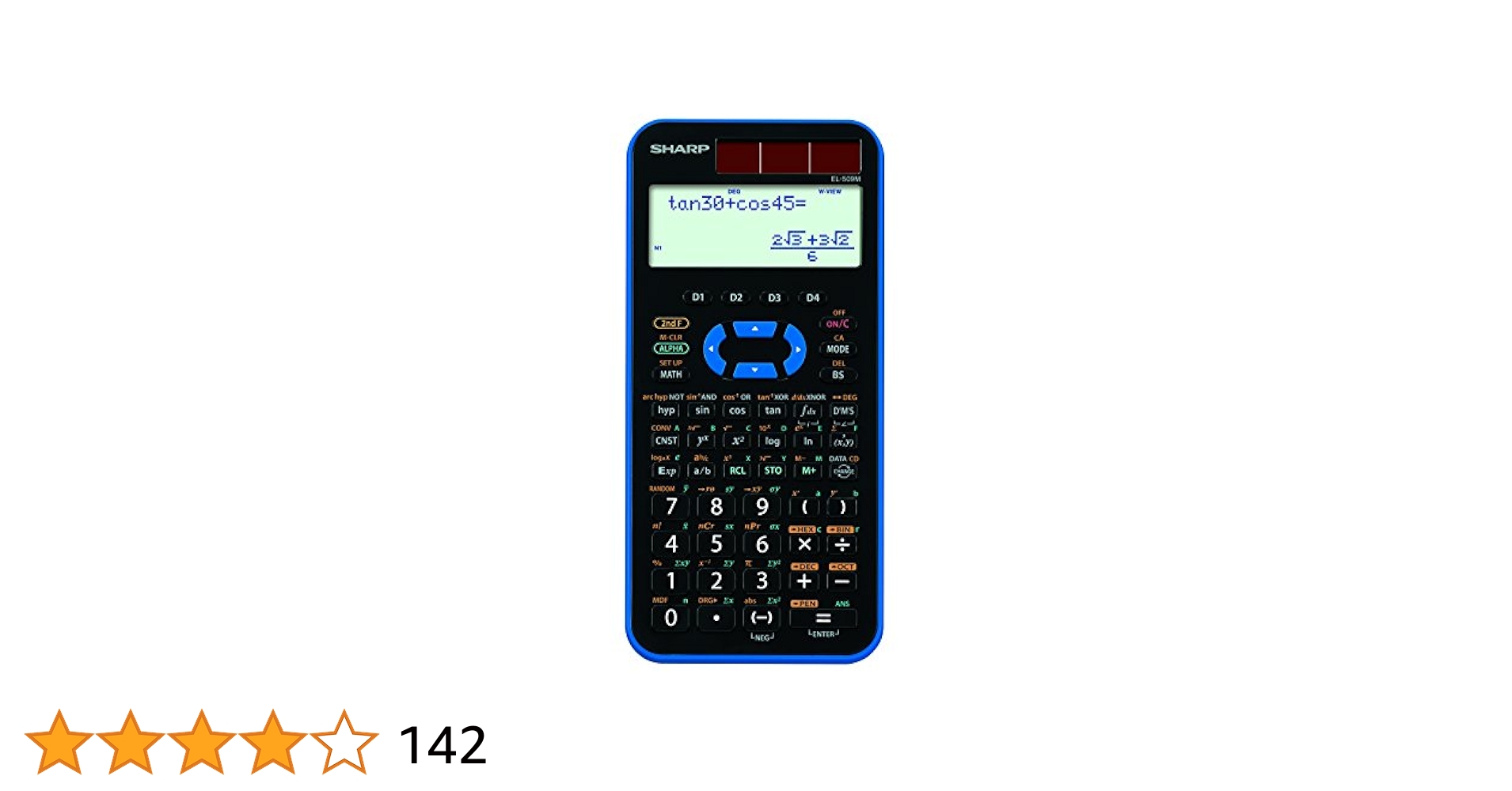 Amazon | シャープ スタンダード関数電卓 ピタゴラス 442関数