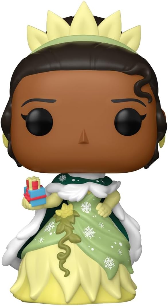 Funko Pop! Disney: Princess Holiday - Tiana - Disney Princesses - Collectable Vinyl Figure - Gift Idea - Official Merchandise - Toys for Kids & Adults - Disney/Pixar Fans