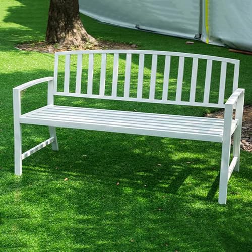 Banc de jardin en métal inaltérable contre la rouille de terrasse
