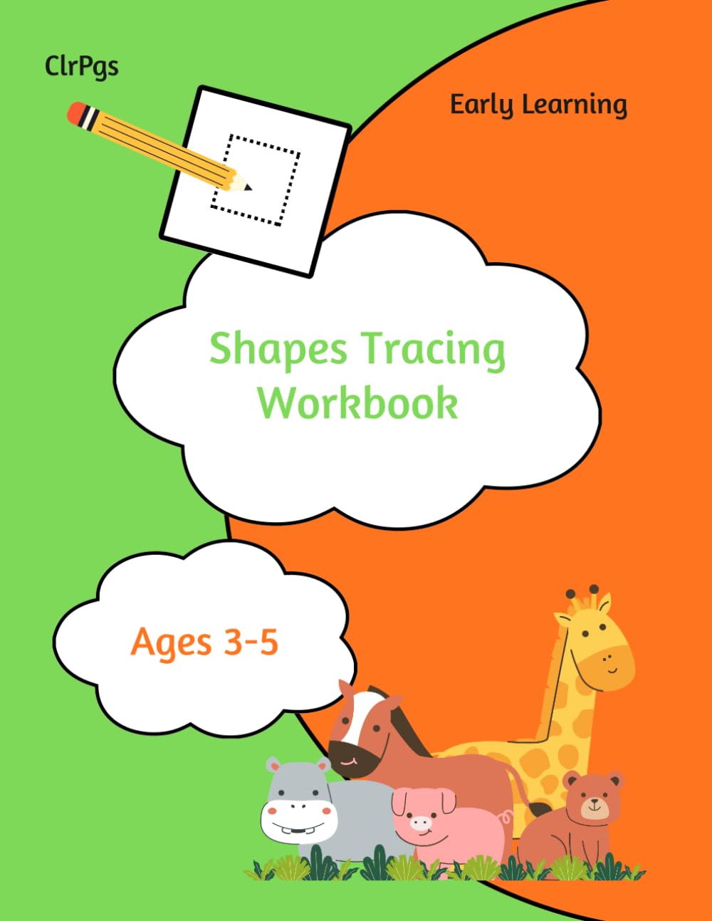 Shapes Tracing Workbook for Kids Ages 3–5: Learn to Trace Circles, Squares, Triangles and More | Nursery / Reception (Preschool) Shape Practice for Children
