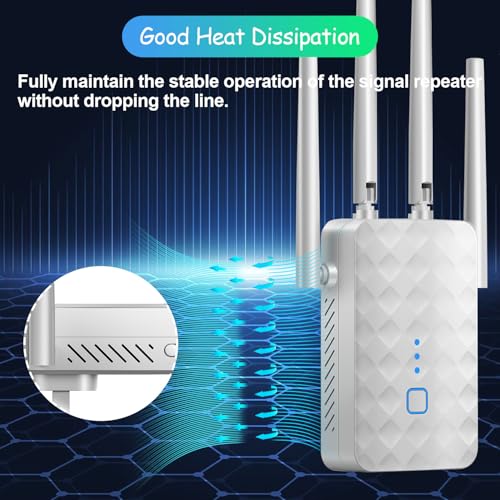 Image of WiFi Extender for Home: Upgrade Internet Repeater Range Covers Up