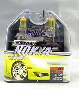 Nokya Hyper Yellow 881 Car Headlight Bulb (S1) NOK6621.