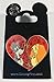 Disney 2016 Lady And The Tramp Valentine's Day Stitched Heart Pin