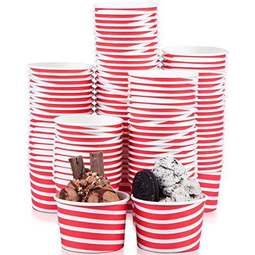 TYPTOP Ice Cream Cups - 100 Pack Ice Cream Sundae