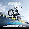 eAhora M1P Sidecar Electric Motorcycle for Adult, 2 Person Ride, 2000W Powerful Motor,40+ Miles Long Range on 60V 30Ah Lithium Battery,37MPH Hight Speed #5