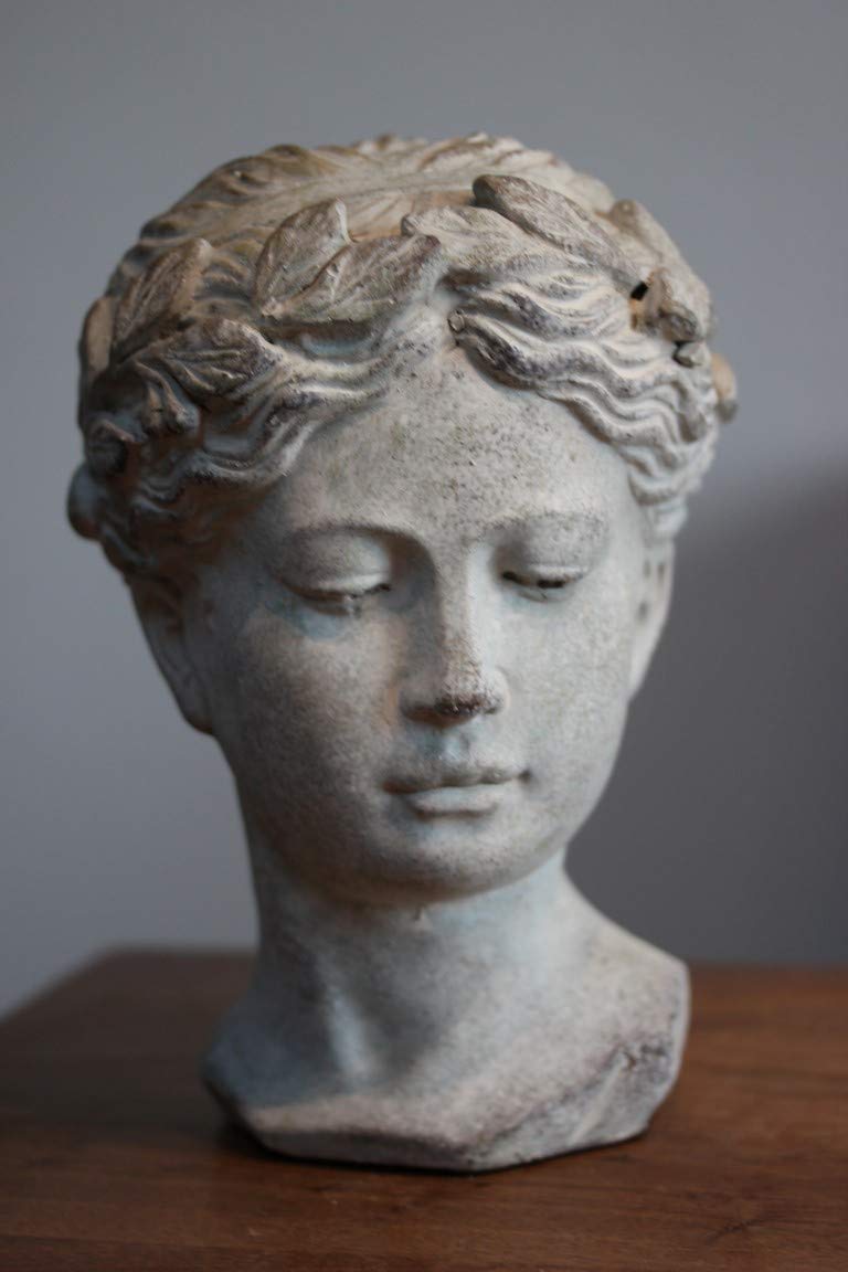 Exner Busto para mujer Valo, kl. Versión: cemento, altura 23 cm, busto pesado para mujer