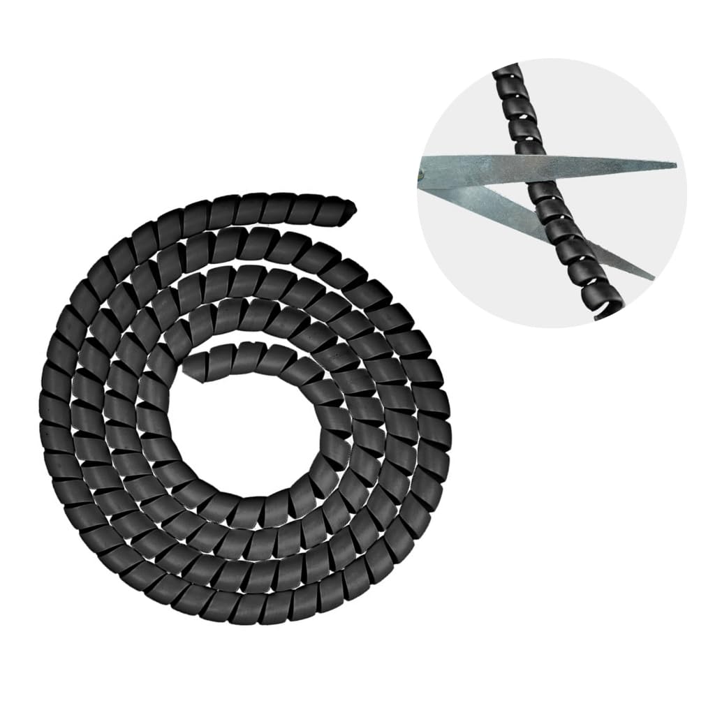 Ldabrye 2M Scooter Spirals Tube Cable Protector Brake Line Spirals Tube Wraps Scooter Brake Cable Housing Protector Cable Covers