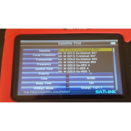 SATLINK ST-6986 Satellite TV Receiver DVB-S/S2/T/T2/C Combo Meter MPEG-4 HD H.265 (10bits) Spectrum Spectrum Analyzer Digital Satellite Finder Meter in Dubai - UAE | Receivers