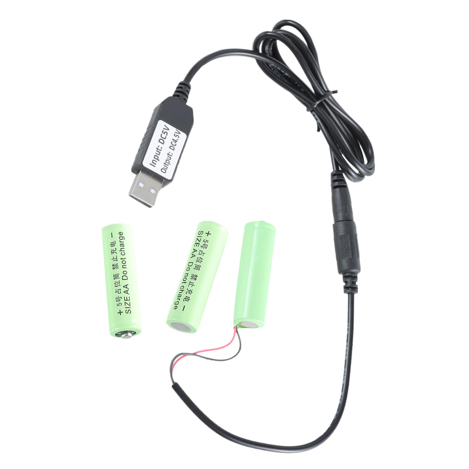 Cavo USB 5V 2A A 4,5V 1A – Sostituisce 3 Batterie AA LR6 Per Giocattoli, Termometri E Orologi