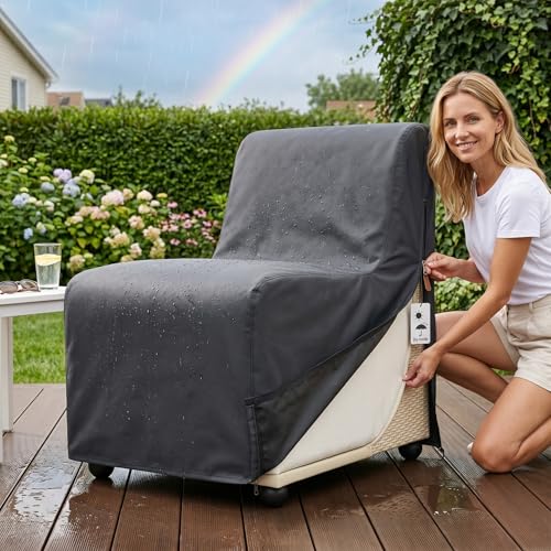 Housse chaise inclinable Oxford 600D imperméable et résistante pour fauteuil