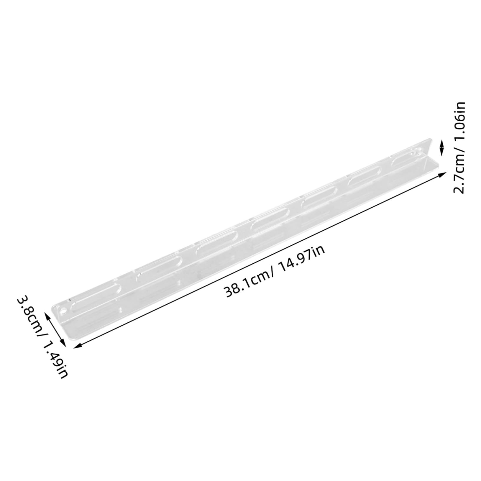 Didiseaon Acrylic Sunglasses Organizer Wall-mounted Glasses Rack Space-saving Eyewear Display Stand