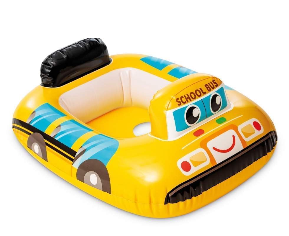 Braintastic Kids Swimming Tube β School Bus Design | Inflatable Baby Float Ring for Toddlers (1β3 Years) | Safe & Fun Inflatable Pool Accessory