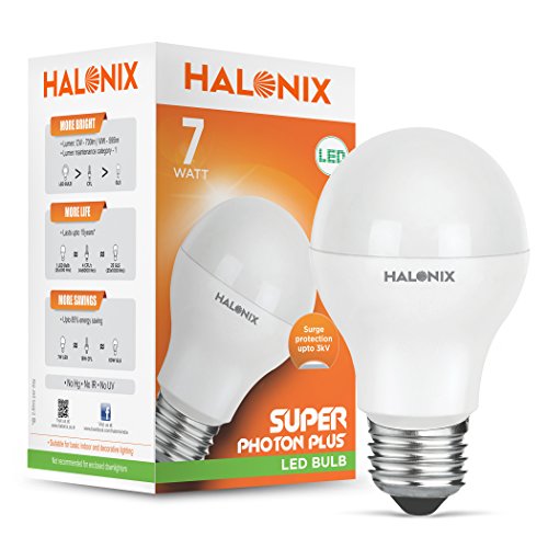 Image of Halonix 7w LED Bulb Astron Plus Base E27 (Yellow) Pack of 2