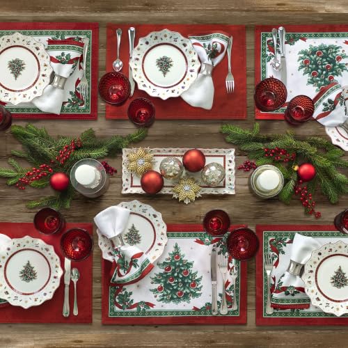Servilletas de Navidad Elrene para vestir tu mesa navideña con elegancia, pack de 4 4