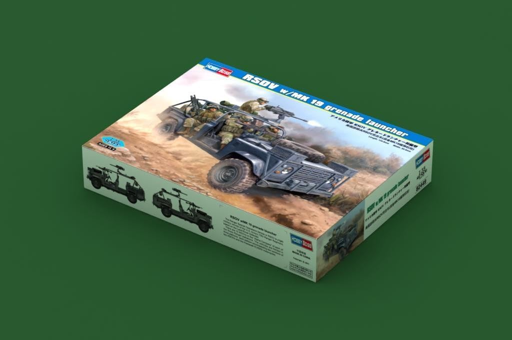 Hobby Boss RSOV with MK 19 Grenade Launcher Vehicle Model Building Kit