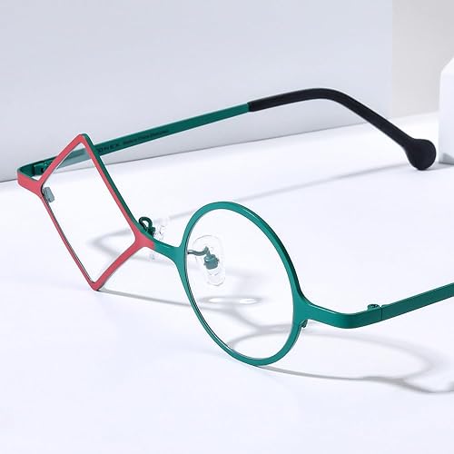 Vista 51 de FONEX Gafas de titanio coloridas Marco Hombres Izquierdo Redondo Derecho Cuadrado Gafas Ópticas Mujeres F85747