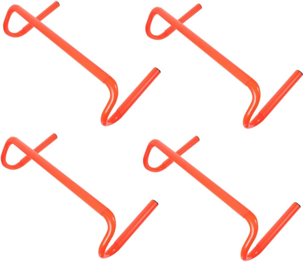 4pcs Portable Agility Hurdles for Preschool PE Class Outdoor Sports Material Speed Training Equipment for Coordination and Team Activities