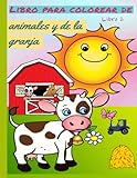  Libro para colorear de animales y de la granja: Libro 2
