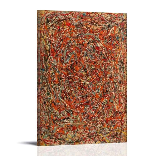 Toile Jackson Pollock 20 x 30 cm pour sublimer votre bureau moderne