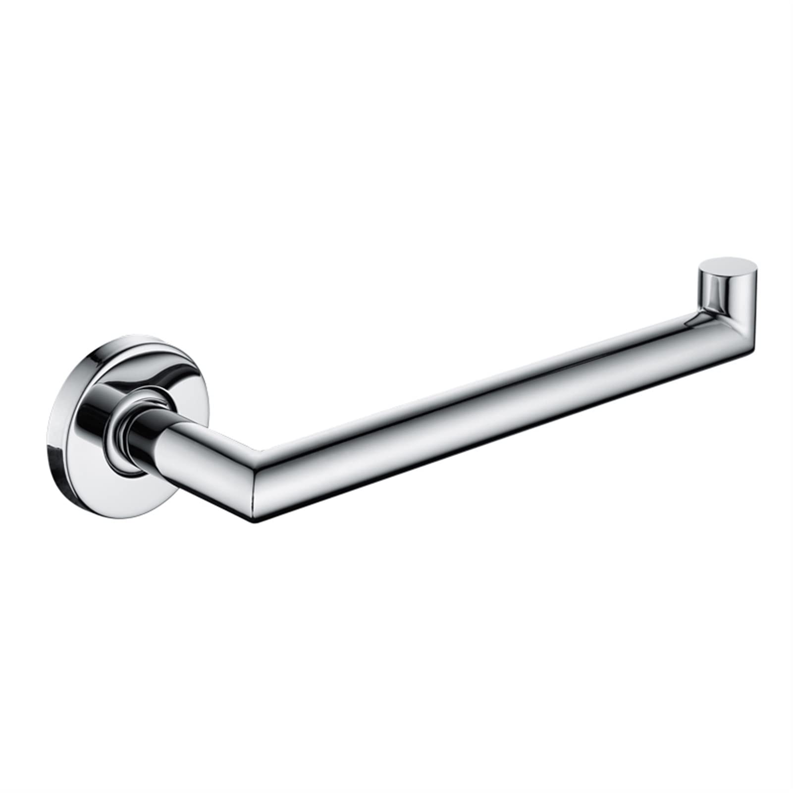 Porte-serviettes mural anneau en acier inoxydable pour petite salle de bain