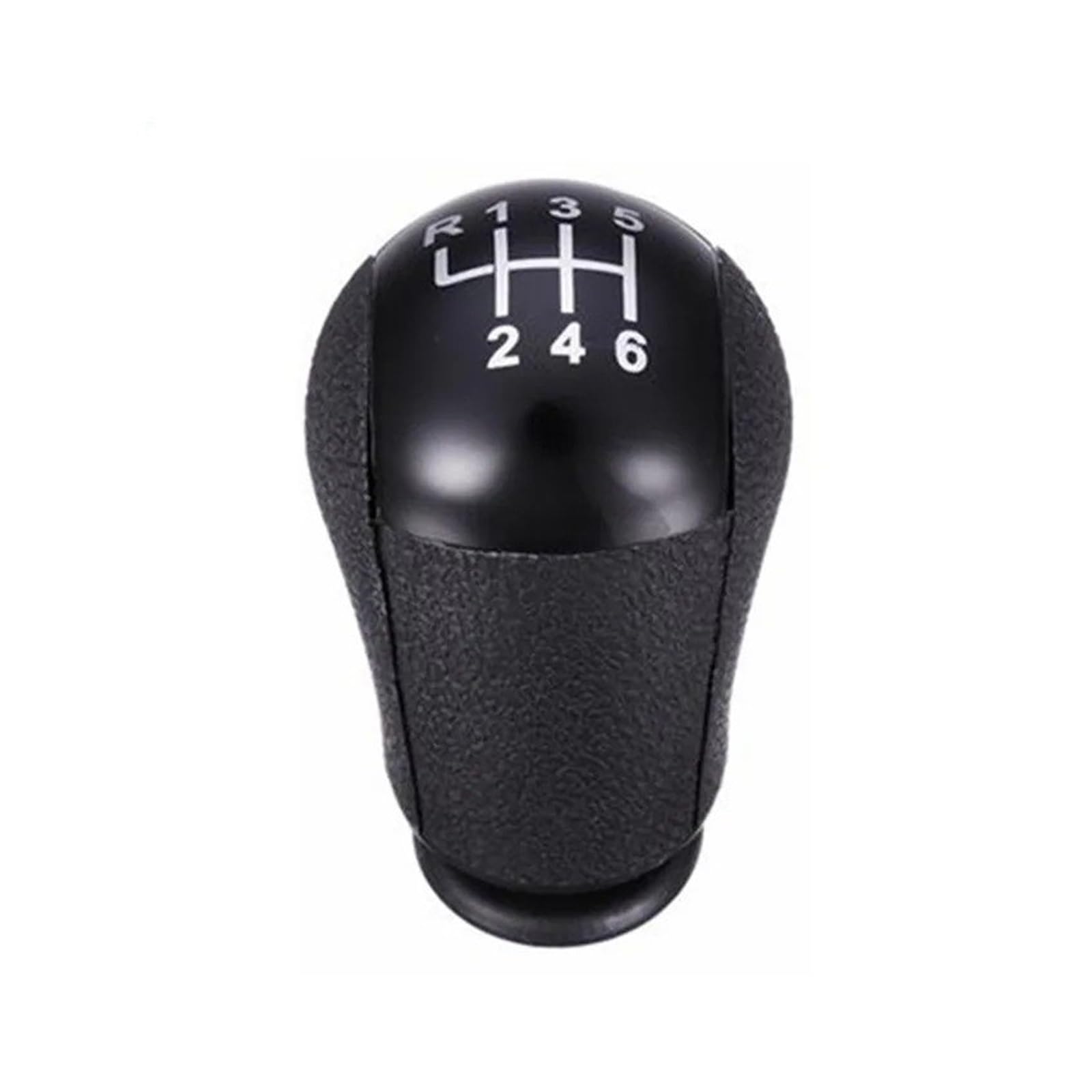 PYBYCEGNZK Car Interior Accessories for Fiesta MK6 2002-2008 5 6Speed Gear Shift Knob Gearshifter Pen POMO Arm Ball(6-Speed Black)