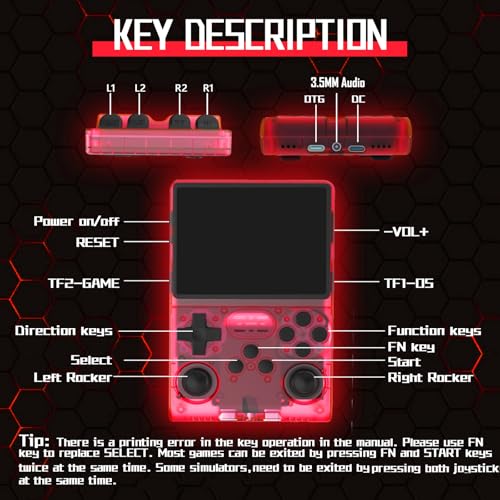 Regiisjoy 256-RD1 R40S Pro 30000 In 1 Handheld Game Console thumb #3