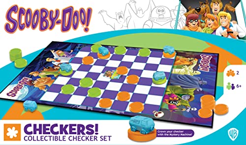 Scooby Doo Checkers juego de damas para niños 6+ miniatura 1