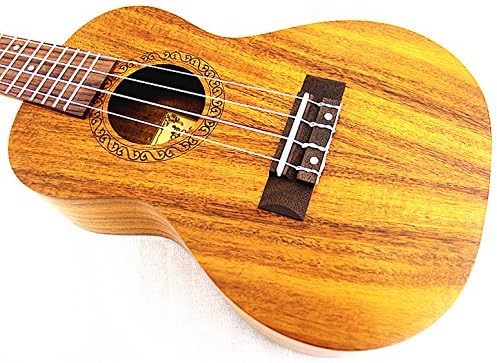 WOODNOTE 24" Acacia Concert Ukulele/Extra Padding Bag & Maple Tuner