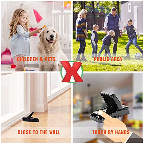 Uskich Mouse Traps,Mice Traps For House,Small Rat Traps That Work,Mice Killer Indoor Mouse Snap Traps No See Kill Mousetraps Quick Effective Mouse Catcher For Family And Pet-20 Pack thumb #5