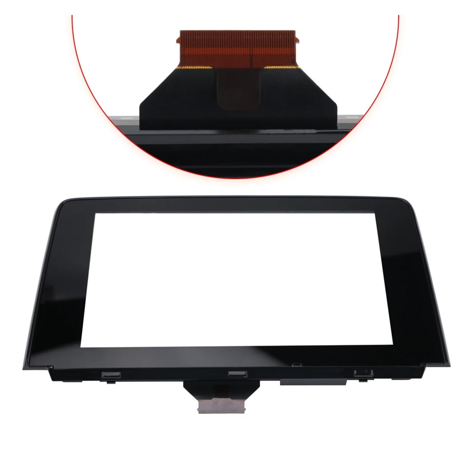 Xuanqingyi Store TK49-61-1J0B 8-calowy szklany ekran dotykowy Digitizer kompatybilny z Mazda CX-9 2016-2019 Włączniki i przekaźniki(With frame)