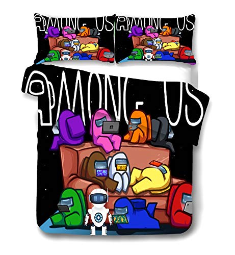 ZKDT Fashion Fun - Juego de cama infantil (3 unidades, 14,135 x 200 cm, 50 x 75 x 1)