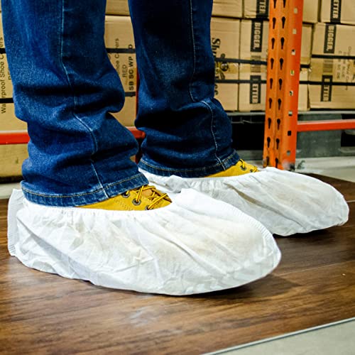 Shubee Original Disposable, Extra-Large Boot And Shoe Covers, Thicker & Stronger, Durable Protection For Floors - 50 Pairs #TOP2