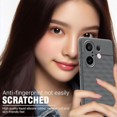 Image of amazon basics TPU Soft Back Cover for Vivo X200 FE 5G | Full Camera Protection | Flexible Shockproof Back Case for Vivo X200 FE 5G (Gray)
