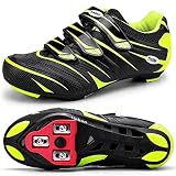 Outdoor Road Cycling Shoes Indoor Bicycle Class Bike Shoes Compatible with SPD,SPD-SL,Look-KEO/Delta