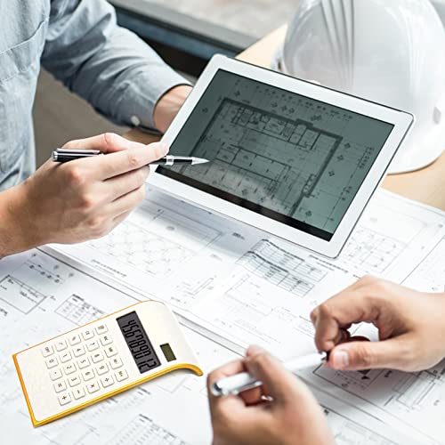 Sportsvoutdoors Calculator, 10 Digits Solar Battery Basic, Dual Powered Desktop Calculator, Tilted LCD Display, Inclined Design Slim Desk Calculator の商品画像 4