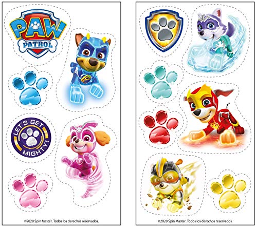 Dekora 231371 voor PAW Patrol Mighty PUPS Fans Eetbare Cake Cupcake Decoraties