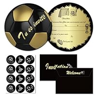 Meanju Lot De 12 Cartes D'invitation D'anniire Pour Fille Avec 12