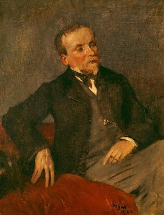 Lienzo de Edgar Degas para decorar salones elegantes y despachos con arte clásico