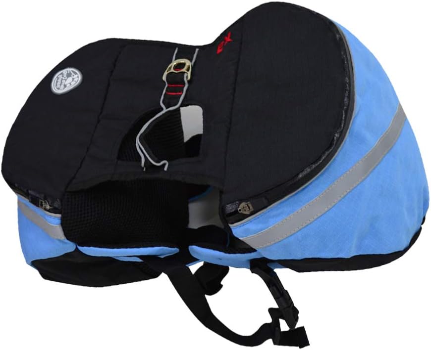 POPETPOP Pet Dog Backpack Portable Outdoor Hound Pack for Travel Hiking Breathable Design Safety Features