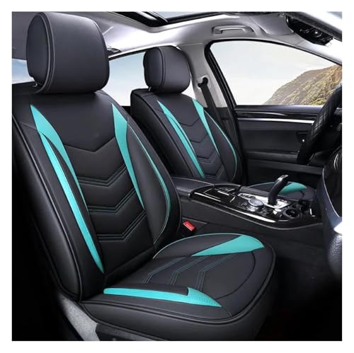 Housse de siège auto en cuir PU noir et vert pour Citroën C4 Picasso et DS4 luxe