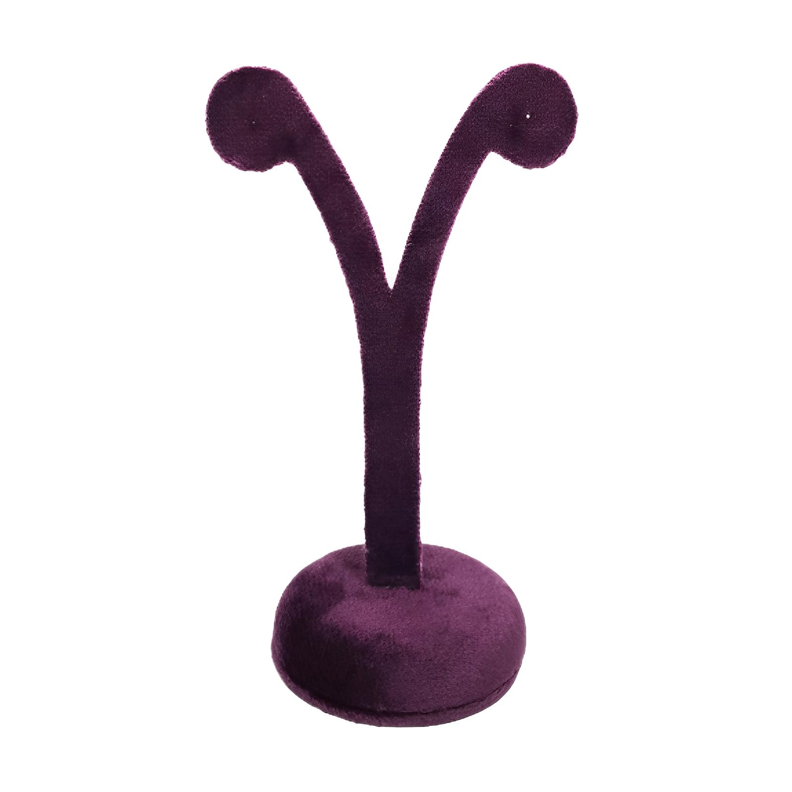 SCIKHEFT Earring Display Stand Small Earring Rack Women Earring Holder for Jewelry Trade Show/Retail Store/Countertop Jewlery Photography Props(Purple