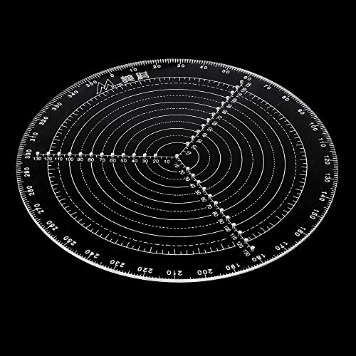 300Mm /11.8Inch Round Center Finder Compass For Wood Turners Lathe Work Clear Acrylic Drawing Circles Diameter #TOP1