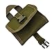 CyberDyer Molle EDC Rifle Ammo Bag Utility Hunting Rifle Magazine Pouch 14 Rifle Shells Cartridge Carrier Case (Army Green)