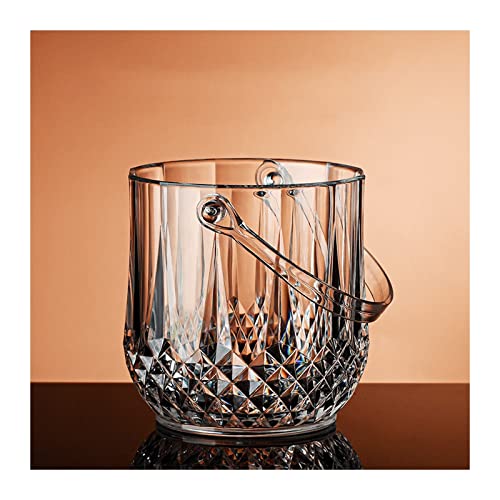 Cubitera de acrílico transparente de alta densidad y 2L para botellas de vino 2