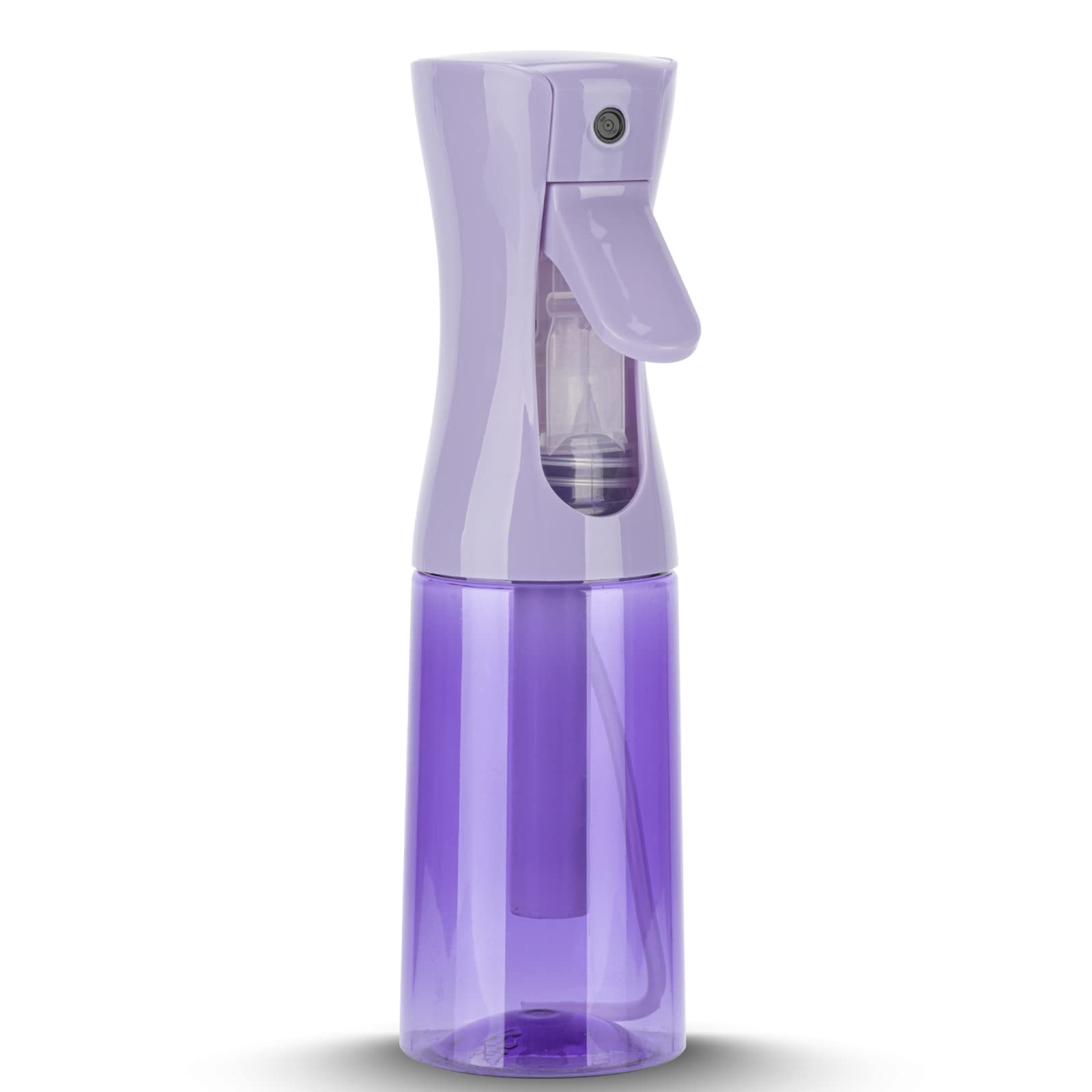 Xiuying Feng Continuous Mist Spray Bottle for Hair, 6.8OZ /200ML Hair Mister Spray Bottle, Water Spray Bottle for Salon, Barber, Plants, Cleaning, Skin Care(Clear Purple)