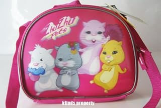 ZHU ZHU Pets Squiggles Hamster Pink Lunch Box Tote Cpp;er