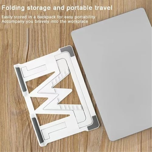 Soporte para portátil con refrigeración pasiva y base ajustable multiángulo 4