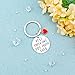 Dog Mom Keychain - Best Ever Funny Gift for Dog Lovers, Women - Mother's Day, Birthday, Christmas - Themed Keyring for New Puppy Owners
